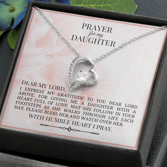 Prayer For My Daughter - Forever Love Necklace - By Zahara - Thegiftio UK