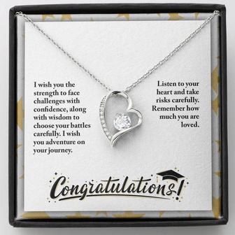 Premium Forever Love Necklace | Personalized Gift For Graduation! - Thegiftio UK