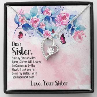 Sister Forever Love Necklace - Thegiftio