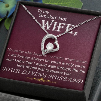 Smokin' Hot Wife Forever Love Necklace - Thegiftio UK