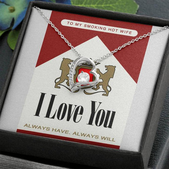 Smoking Hot Wife Forever Love Necklace - Thegiftio UK