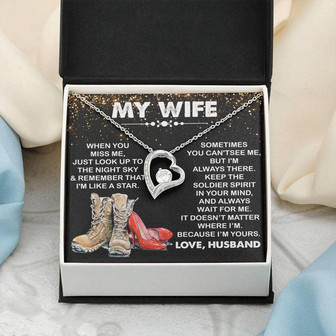 Soldier Spirit - Forever Love Necklace For Wife - Thegiftio UK