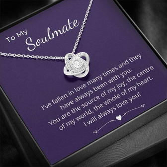 Soulmate Love Knot Necklace - Thegiftio UK