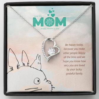 Be Happy Today Mom, Forever Love Necklace - Thegiftio UK
