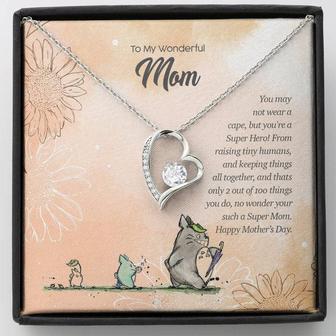 Super Hero Mom, Forever Love Necklace - Thegiftio UK
