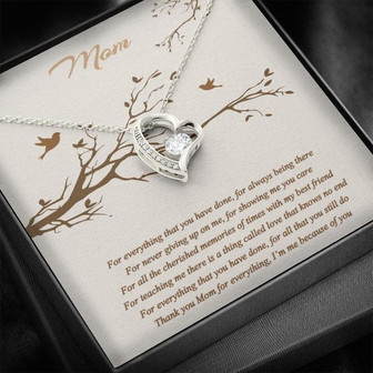 Thank You Mom - Forever Love Necklace - Thegiftio UK