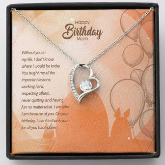 Thank You Mom! - Forever Love Necklace - Thegiftio UK
