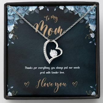 Thanks Mom Forever Love Necklace - Thegiftio UK