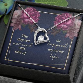 The Day We Married - Forever Love Necklace - Gift For Wife - Thegiftio