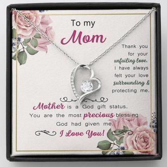 This Dazzling Forever Love Necklace To My Super Mom - Thegiftio UK