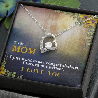 To Mom - Forever Love Necklace - I Am Perfect - Thegiftio UK