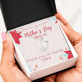 To Mom - Mother's Day Gift Forever Love Necklace - Thegiftio UK