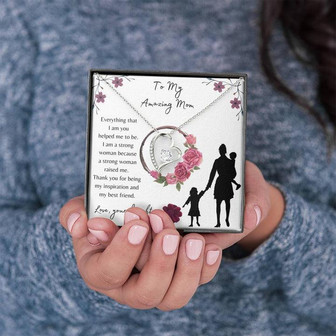 To My Amazing Mom Forever Love Necklace - Thegiftio UK