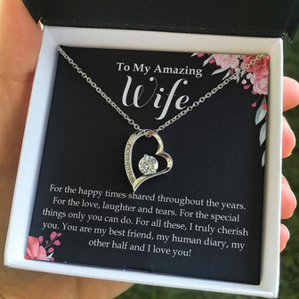 To My Amazing Wife | Forever Love Necklace❤️ - Thegiftio UK