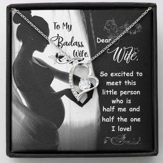 To My Badass Wife Forever Love Necklace - Thegiftio UK