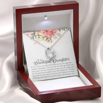 To My Beautiful Daughter - Forever Love Necklace - Thegiftio UK