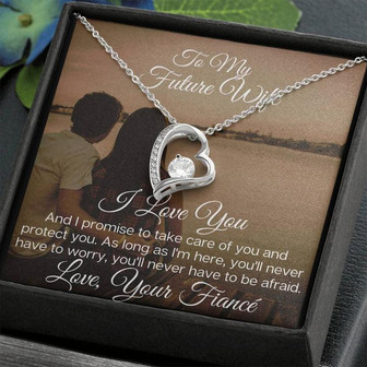 To My Beautiful Future Wife - The Stunning Forever Love Necklace - Thegiftio UK