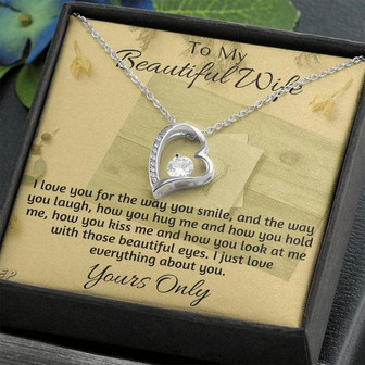 To My Beautiful Wife - The Immaculate Forever Love Necklace - Thegiftio UK
