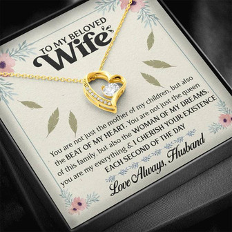 To My Beloved Wife | Forever Love Necklace - Thegiftio UK