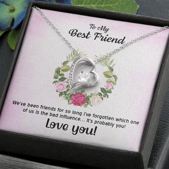 To My Best Friend - We've Been Friends For So Long - Forever Love Necklace