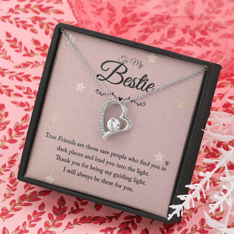To My Bestie - I Will Always Be There For You - Forever Love Necklace - Thegiftio UK