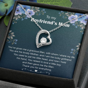 To My Boyfriend's Mom - Forever Love Necklace - Thegiftio UK