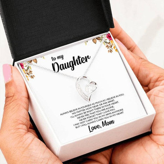 To My Daughter - Forever Love Necklace - Flmd04 - Thegiftio UK