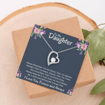 To My Daughter - Forever Love Necklace #01 - Thegiftio UK