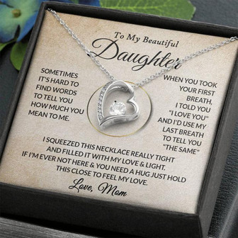 To My Daughter - Forever Love Necklace - Thegiftio UK