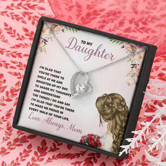 To My Daughter - Forever Love Necklace - Thegiftio UK