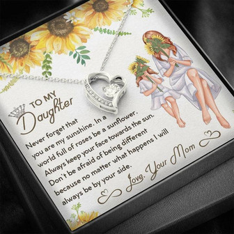 To My Daughter - Unique Forever Love Necklace Gift Set - Thegiftio UK