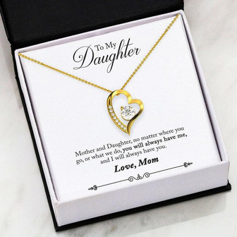 To My Daughter- Always Remember Forever Love Necklace - Thegiftio UK
