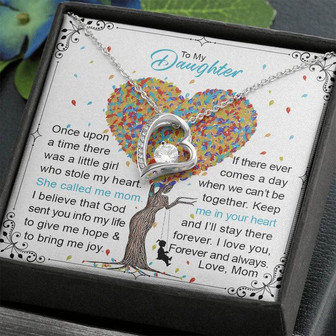 To My Daughter Forever Love Necklace - Thegiftio UK
