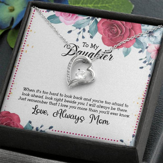 To My Daughter Forever Love Necklace - Thegiftio UK