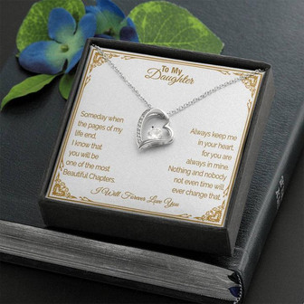 To My Daughter Forever Love Necklace - Thegiftio UK