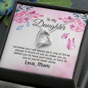 To My Daughter I Promise You Forever Love Necklace - Thegiftio UK
