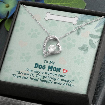 To My Dog Mom - Forever Love Necklace - Thegiftio UK