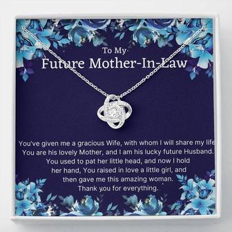 To My Future Mother-In-Law - Love Knot Necklace - From Future Son-In-Law - Seseable