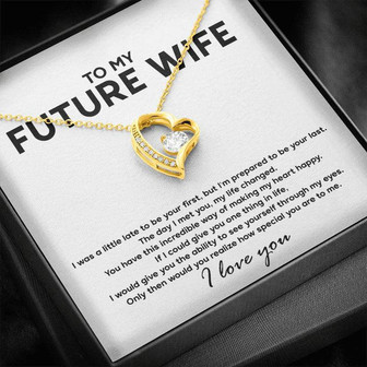 To My Future Wife - Forever Love Necklace - So130 - Thegiftio UK