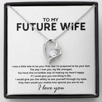 To My Future Wife - Forever Love Necklace - So119 - Thegiftio UK