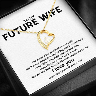 To My Future Wife - Forever Love Necklace - So121 - Thegiftio UK