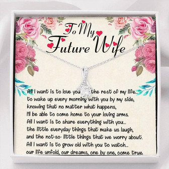 To My Future Wife - Forever Love Necklace For Gift - Thegiftio UK