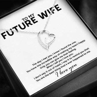 To My Future Wife - Forever Love Necklace - Thegiftio UK