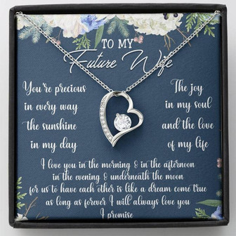 To My Future Wife Forever Love Necklace Wedding Gift - Thegiftio UK