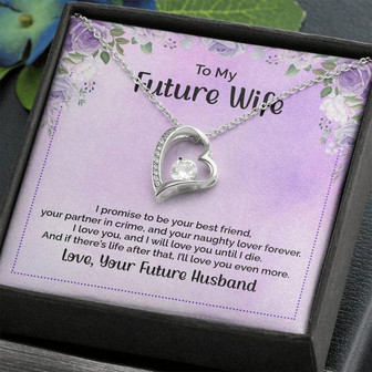 To My Future Wife I Promise To Be Your Best Friend Forever Love Necklace - Thegiftio UK