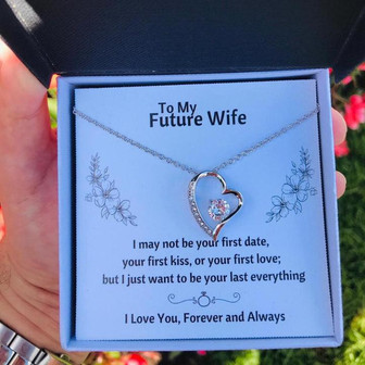 To My Future Wife "Your Last Everything" Forever Love Necklace Gift Set - Thegiftio UK