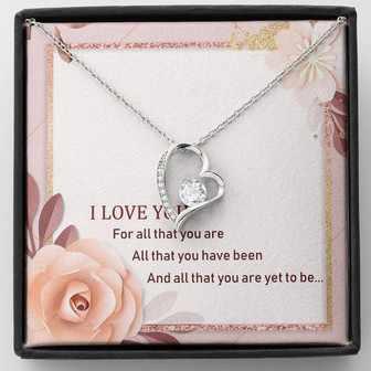 To My Girlfriend / Wife Forever Love Necklace Mother's Day Gift - Thegiftio UK