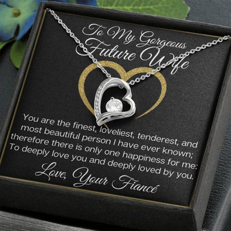 To My Gorgeous Future Wife - The Beautiful Forever Love Necklace - Thegiftio UK