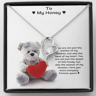To My Honey♥ A Little Something For Your Wife On Mother's Day. Forever Love Necklace - Thegiftio UK