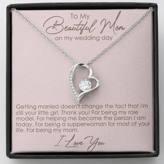To My Meautiful Mom Forever Love Necklace - Thegiftio UK